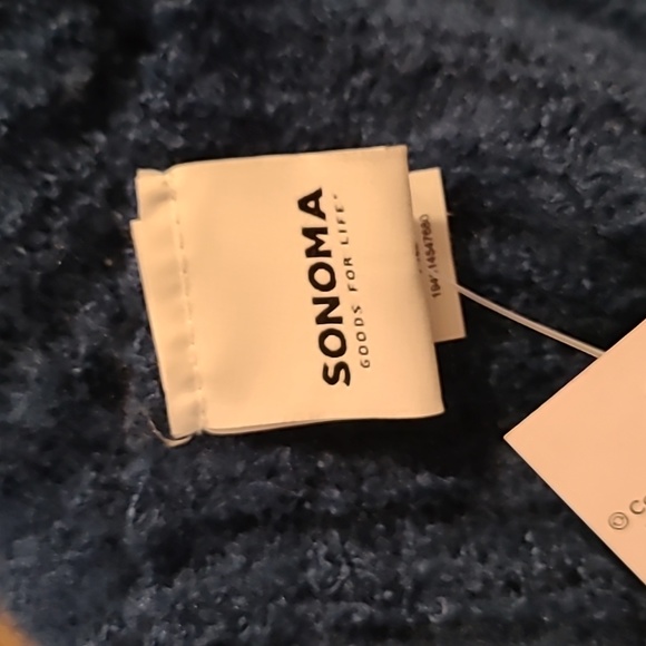 SONOMA BRAND WOMENS BLUE SCARF - Picture 7 of 8